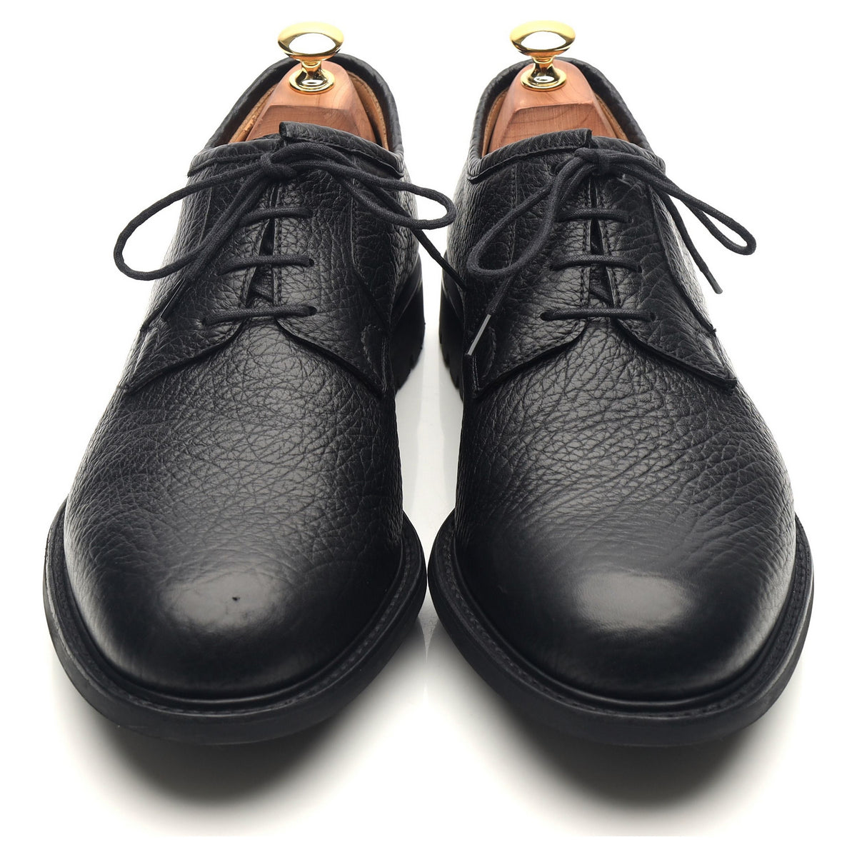 &#39;Newbridge&#39; Black Leather Derby UK 9.5 G