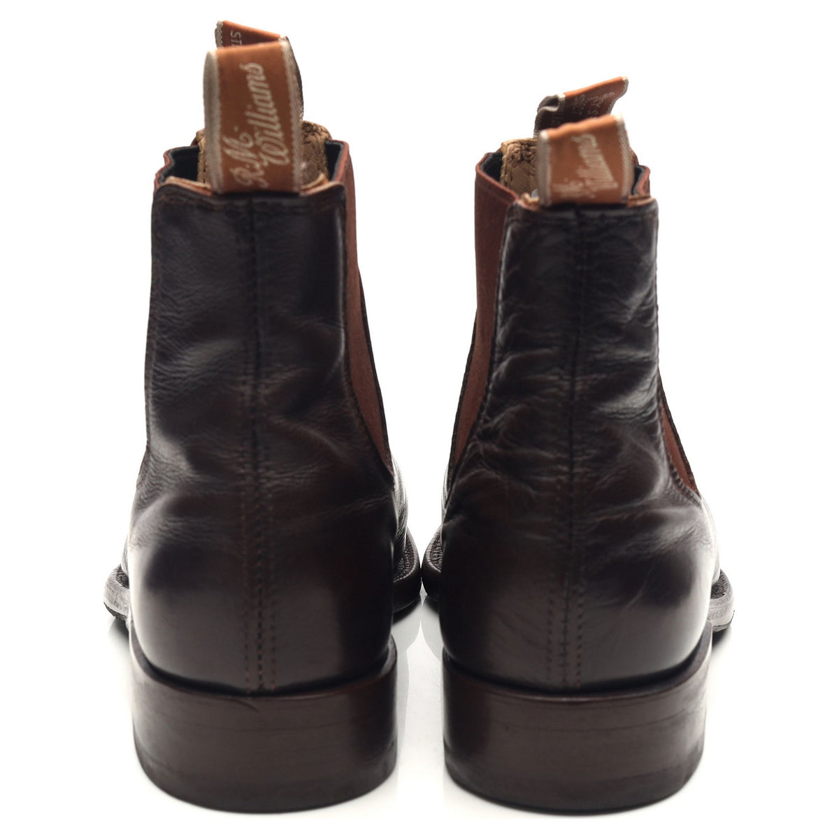 &#39;Comfort Turnout&#39; Dark Brown Leather Chelsea Boots UK 8 G