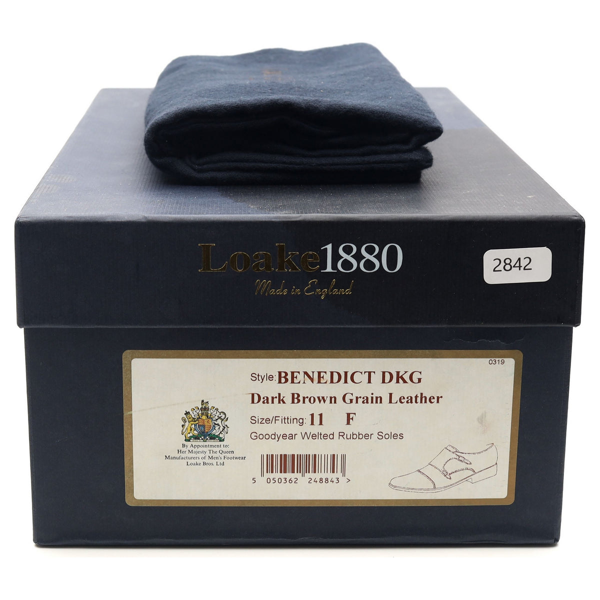 1880 &#39;Benedict&#39; Dark Brown Leather Double Monk Strap UK 11 F