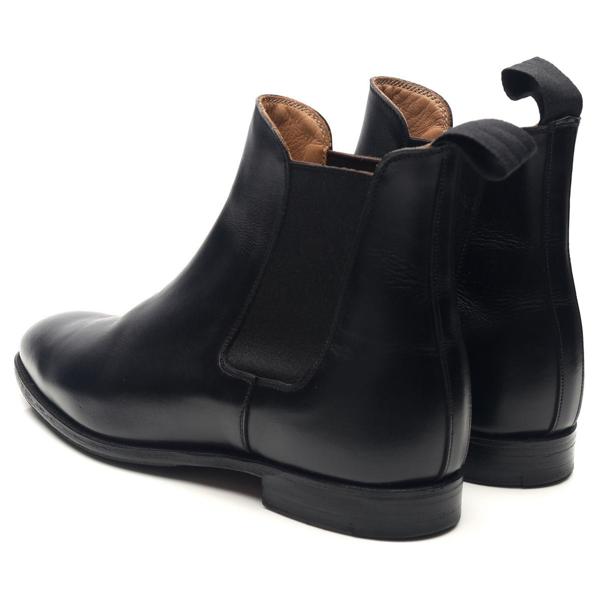 Women's 'Bonnie' Black Leather Chelsea Boots UK 5 C - Abbot's Shoes