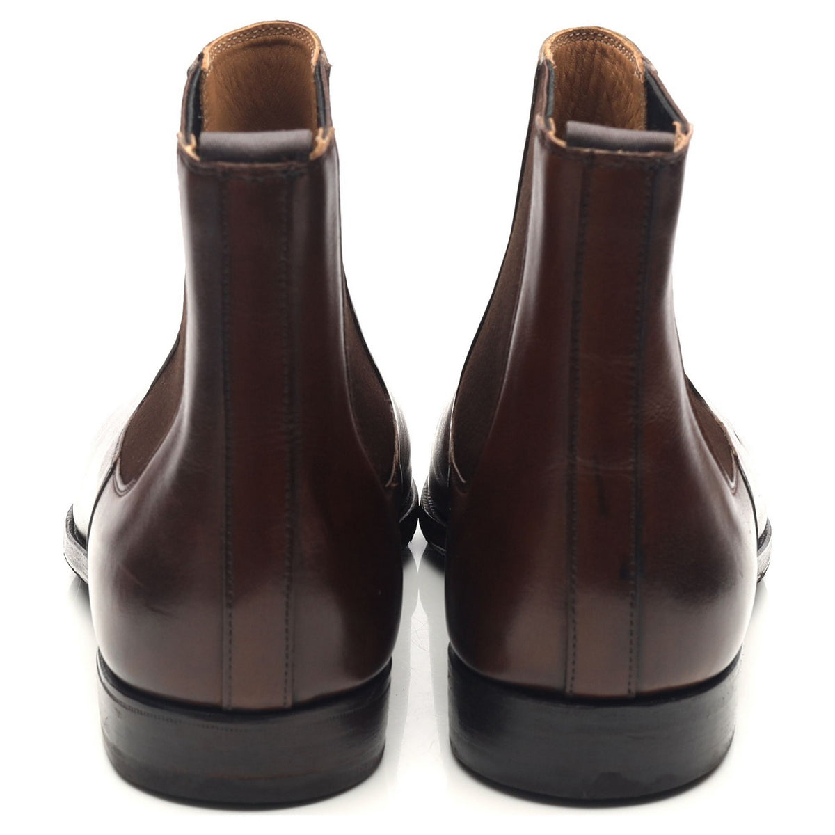 &#39;Lingfield&#39; Dark Brown Leather Chelsea Boots UK 7 E