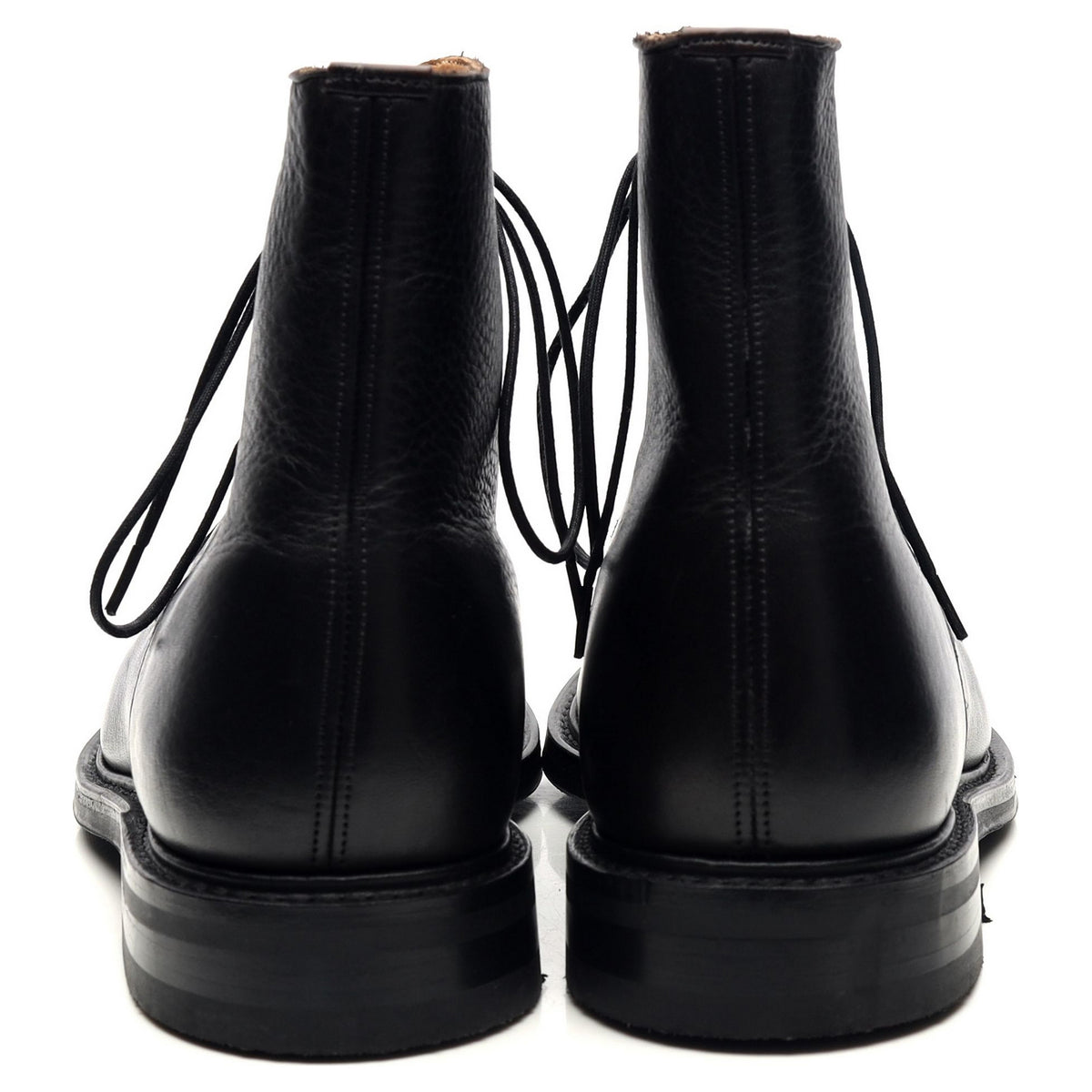 &#39;Careby&#39; Black Leather Boots UK 6.5 F