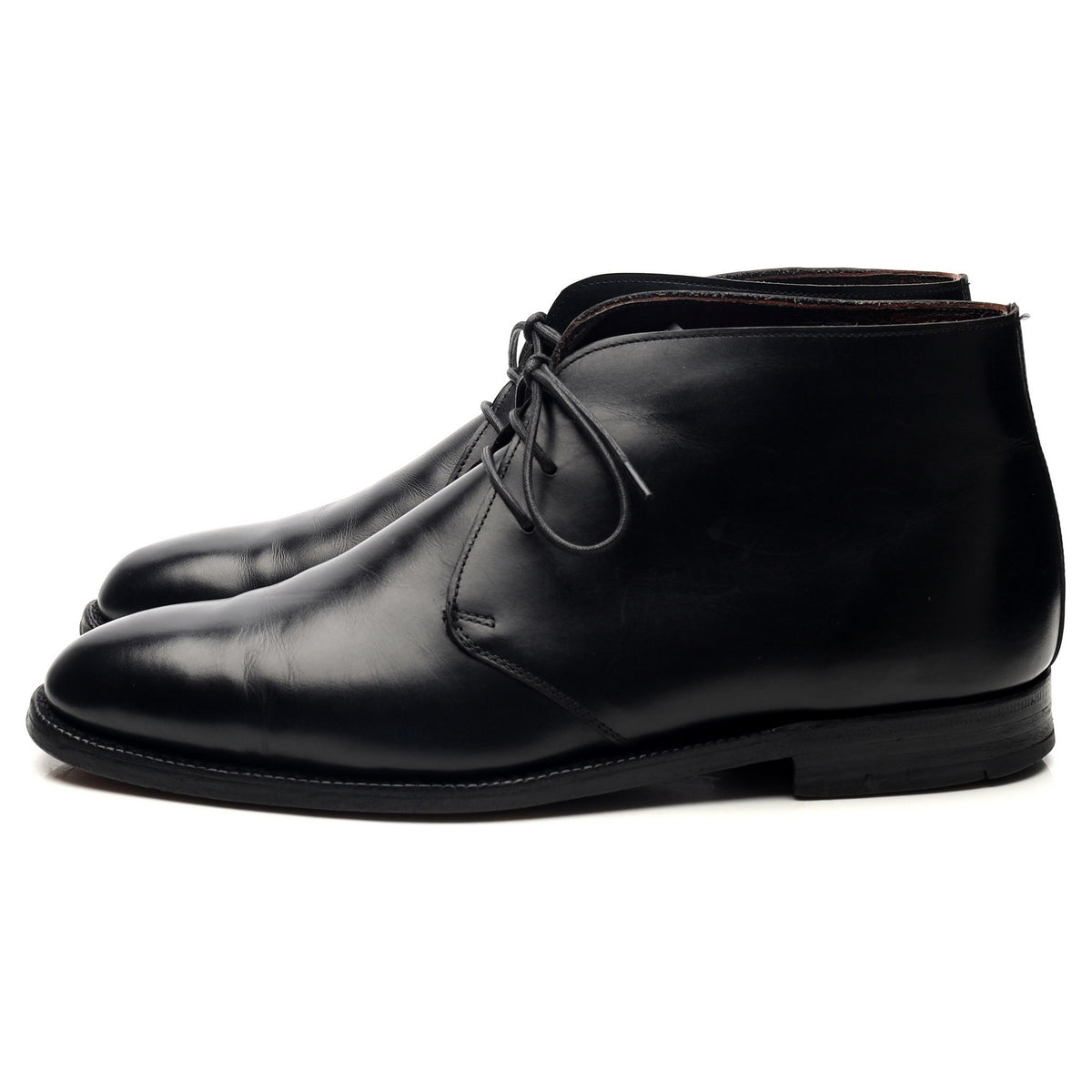 Masterclass &#39;Dante&#39; Black Leather Chukka Boots UK 6.5 F