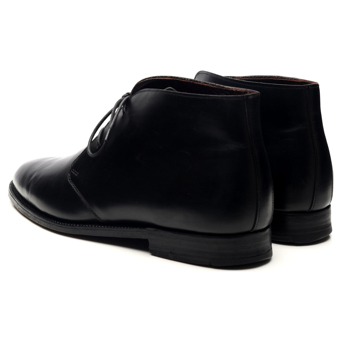 Masterclass &#39;Dante&#39; Black Leather Chukka Boots UK 6.5 F