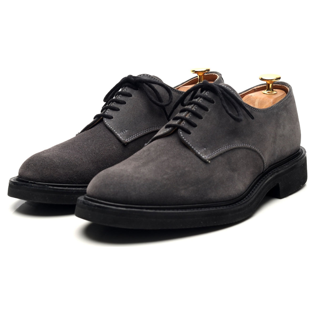 &#39;Dundee&#39; Grey Suede Derby UK 6.5