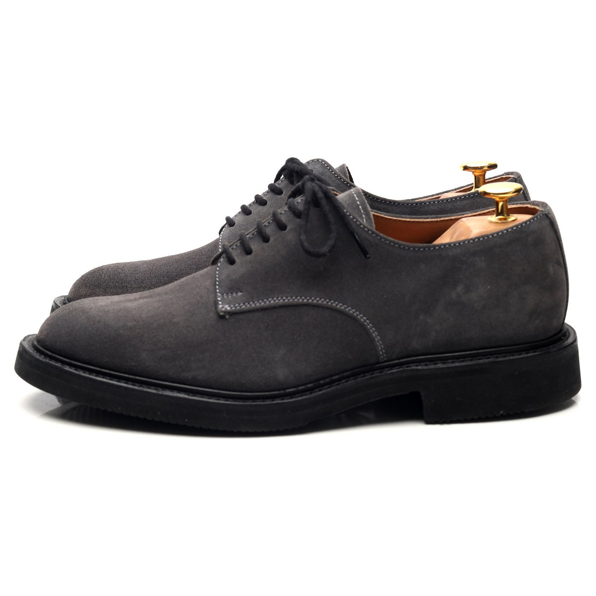 &#39;Dundee&#39; Grey Suede Derby UK 6.5