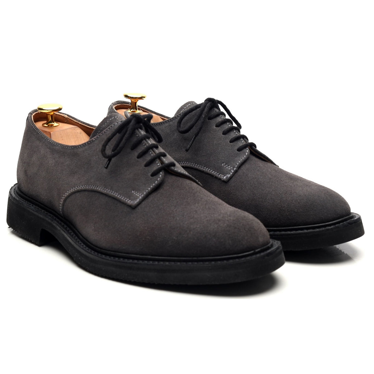 &#39;Dundee&#39; Grey Suede Derby UK 6.5