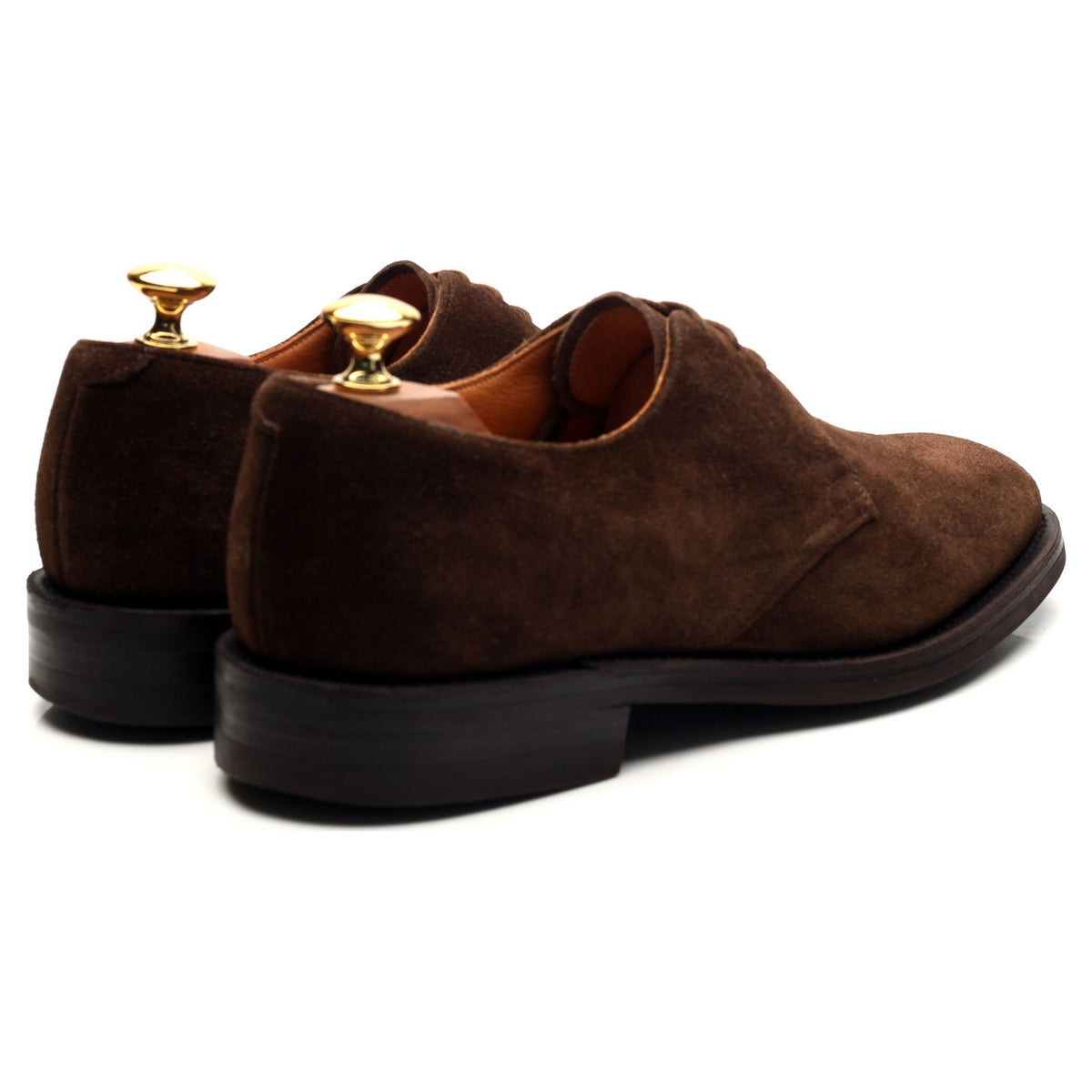 &#39;Downing&#39; Dark Brown Suede Derby UK 6.5 F