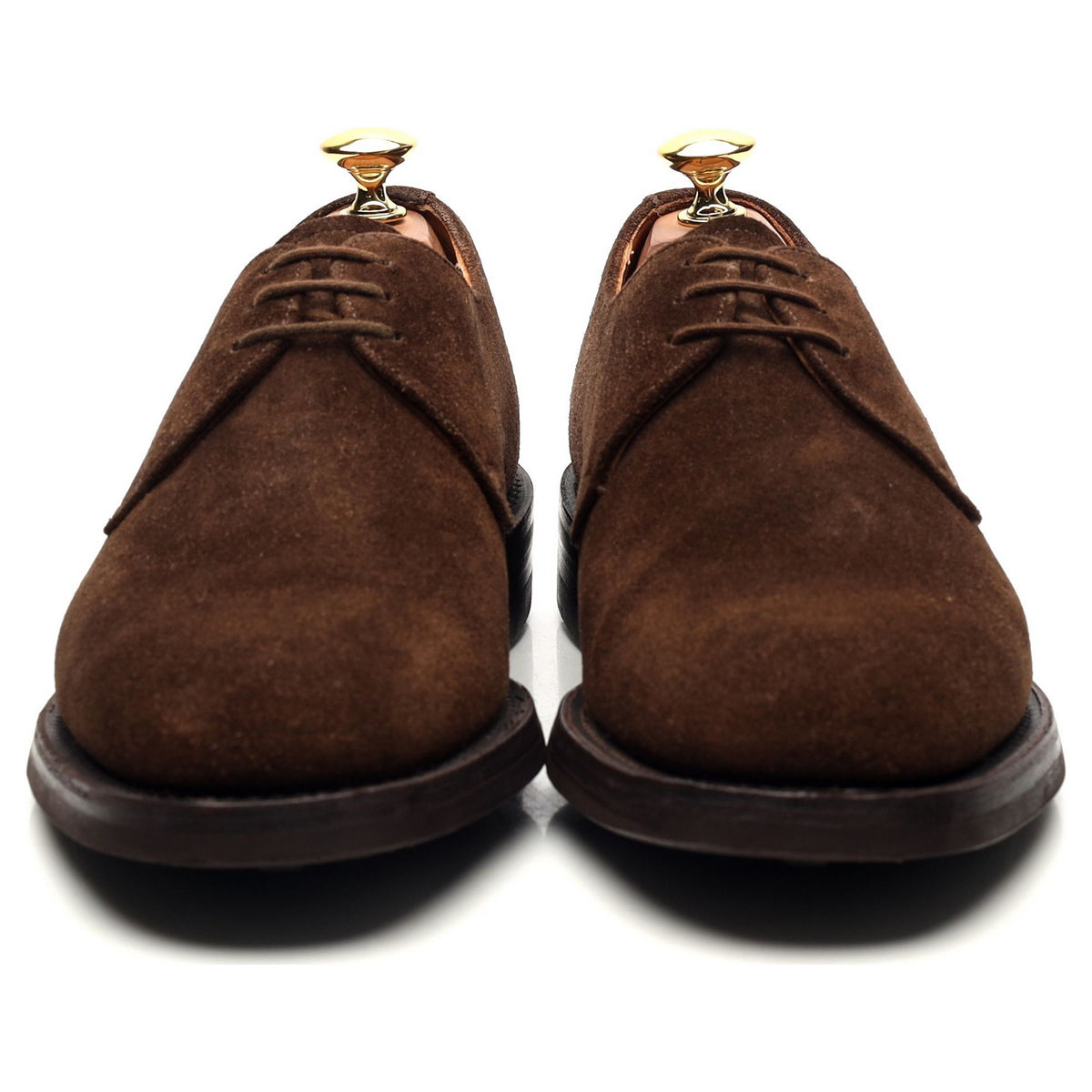 &#39;Downing&#39; Dark Brown Suede Derby UK 6.5 F