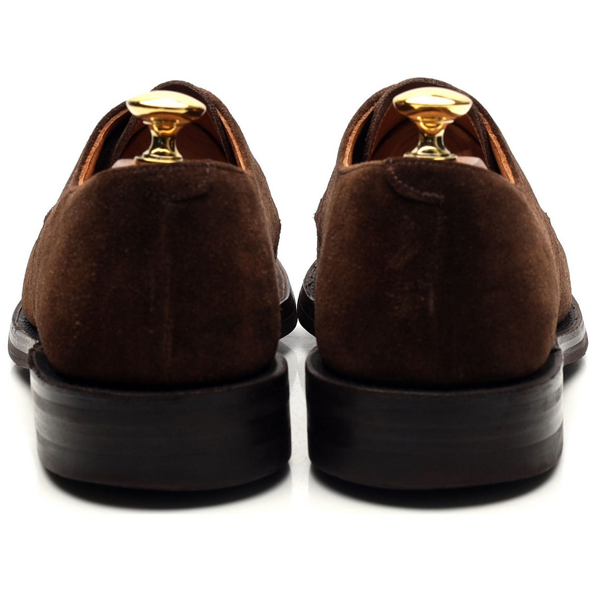 &#39;Downing&#39; Dark Brown Suede Derby UK 6.5 F