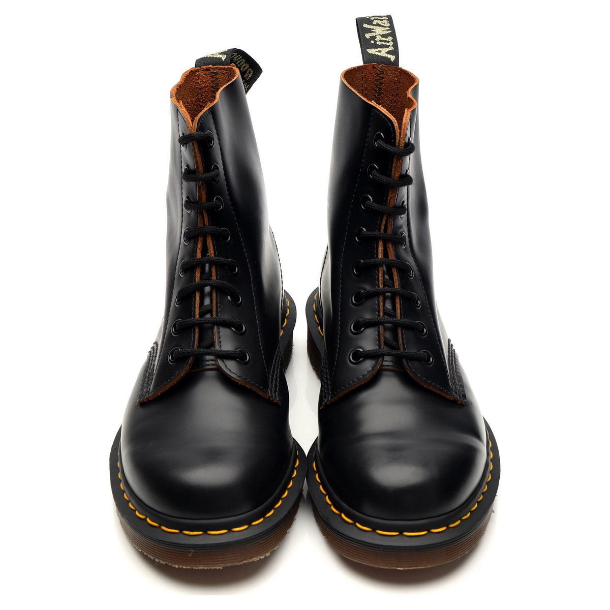&#39;1460&#39; Black Leather Boots UK 7