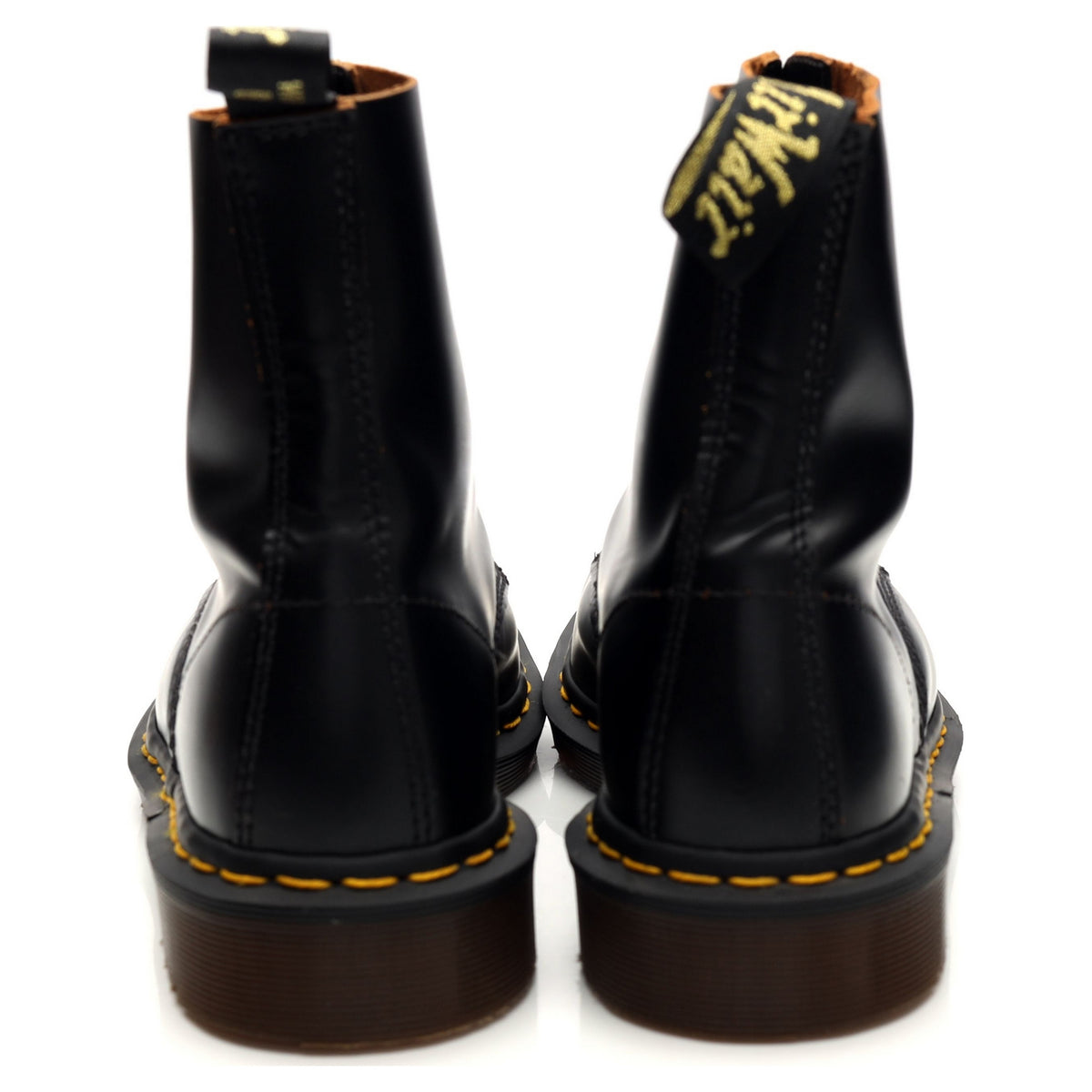 &#39;1460&#39; Black Leather Boots UK 7