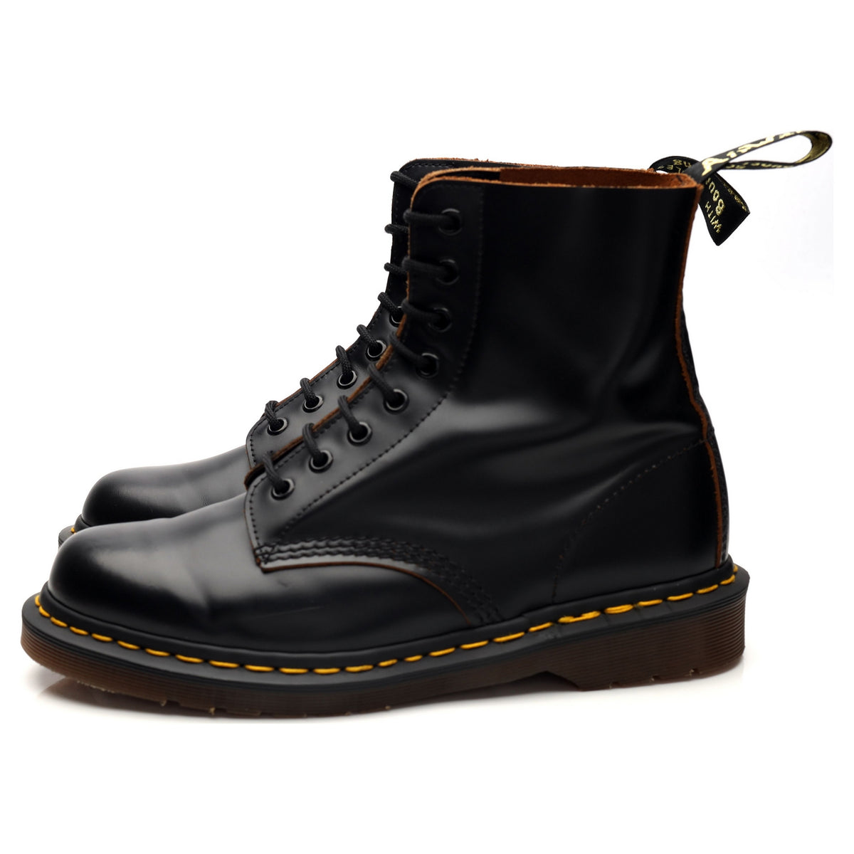 &#39;1460&#39; Black Leather Boots UK 7