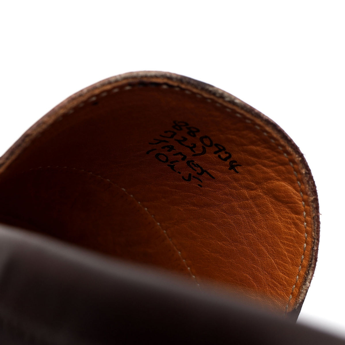 &#39;James&#39; Dark Brown Leather Loafers UK 10.5