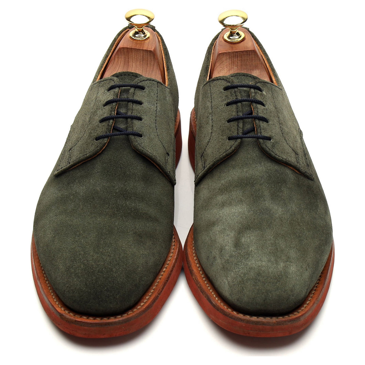 &#39;Jack&#39; Green Suede Derby UK 8 F
