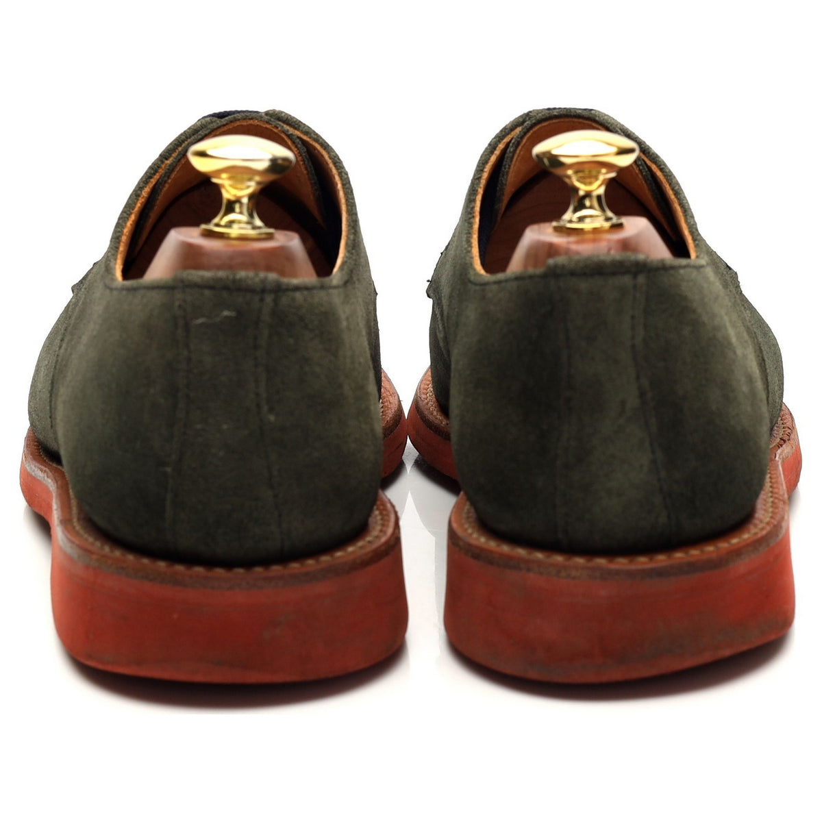 &#39;Jack&#39; Green Suede Derby UK 8 F