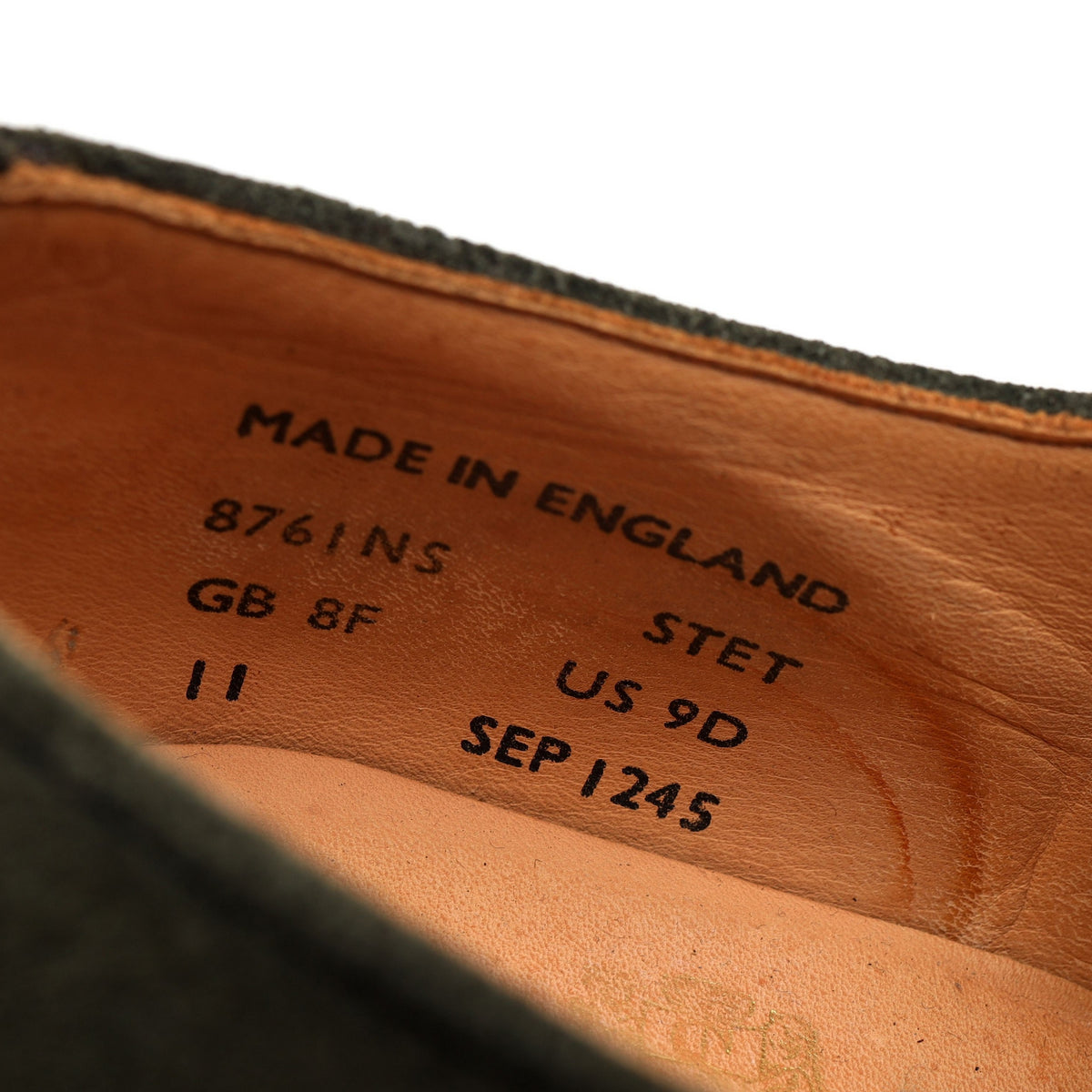 &#39;Jack&#39; Green Suede Derby UK 8 F