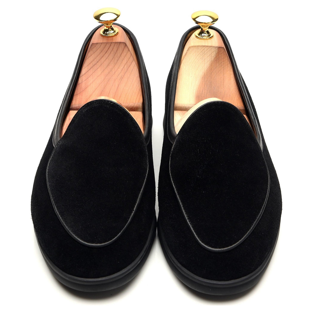 &#39;Sagan Stride&#39; Black Suede Slip On Loafers UK 6 / UK 6.5