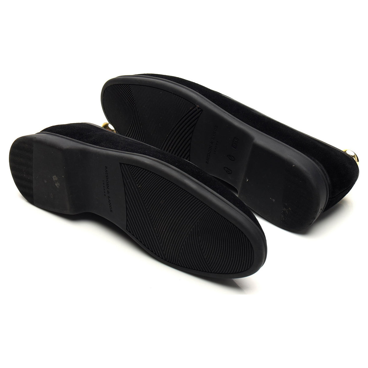 &#39;Sagan Stride&#39; Black Suede Slip On Loafers UK 6 / UK 6.5
