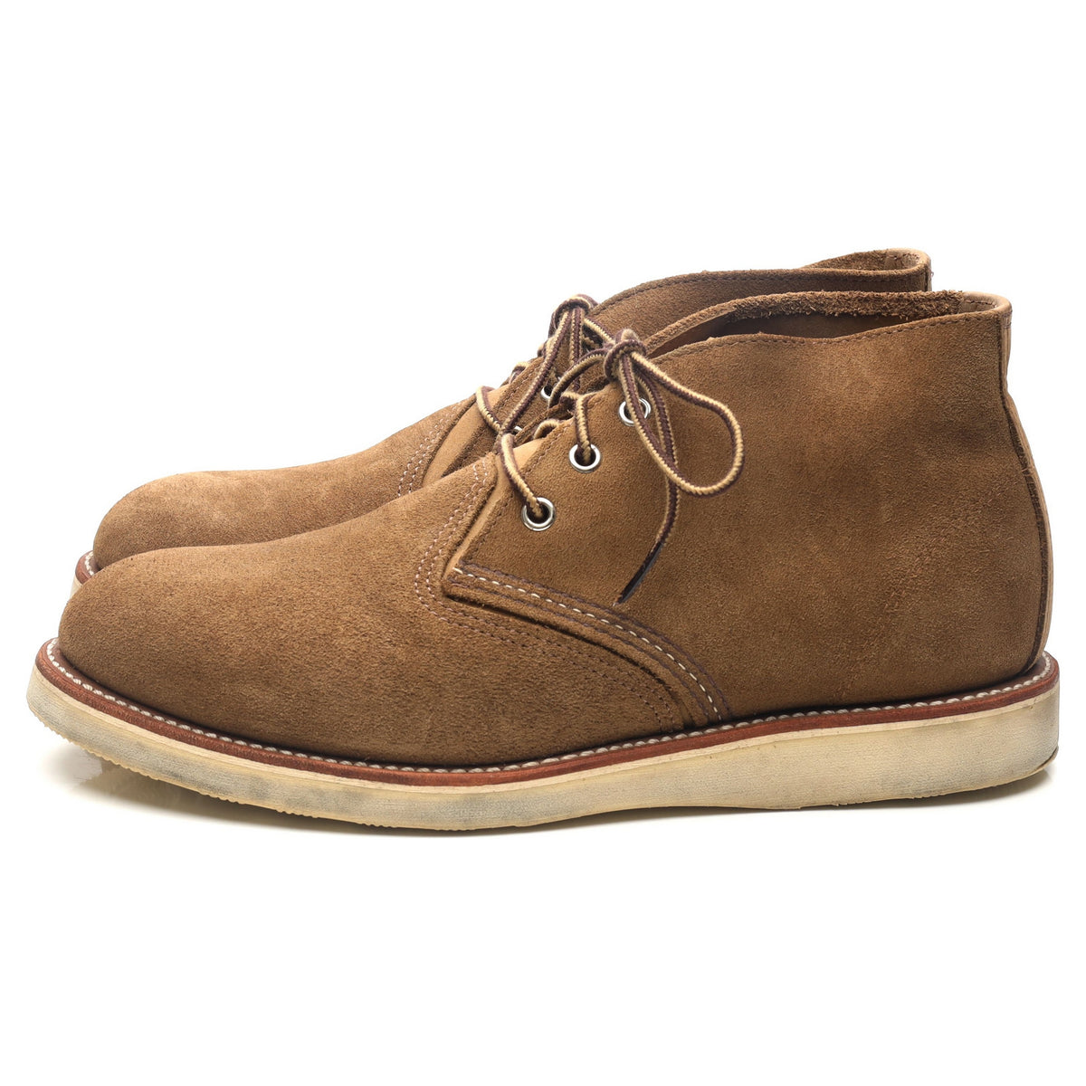 3149' Olive Brown Suede Chukka Boots UK 9 US 10 - Abbot's Shoes