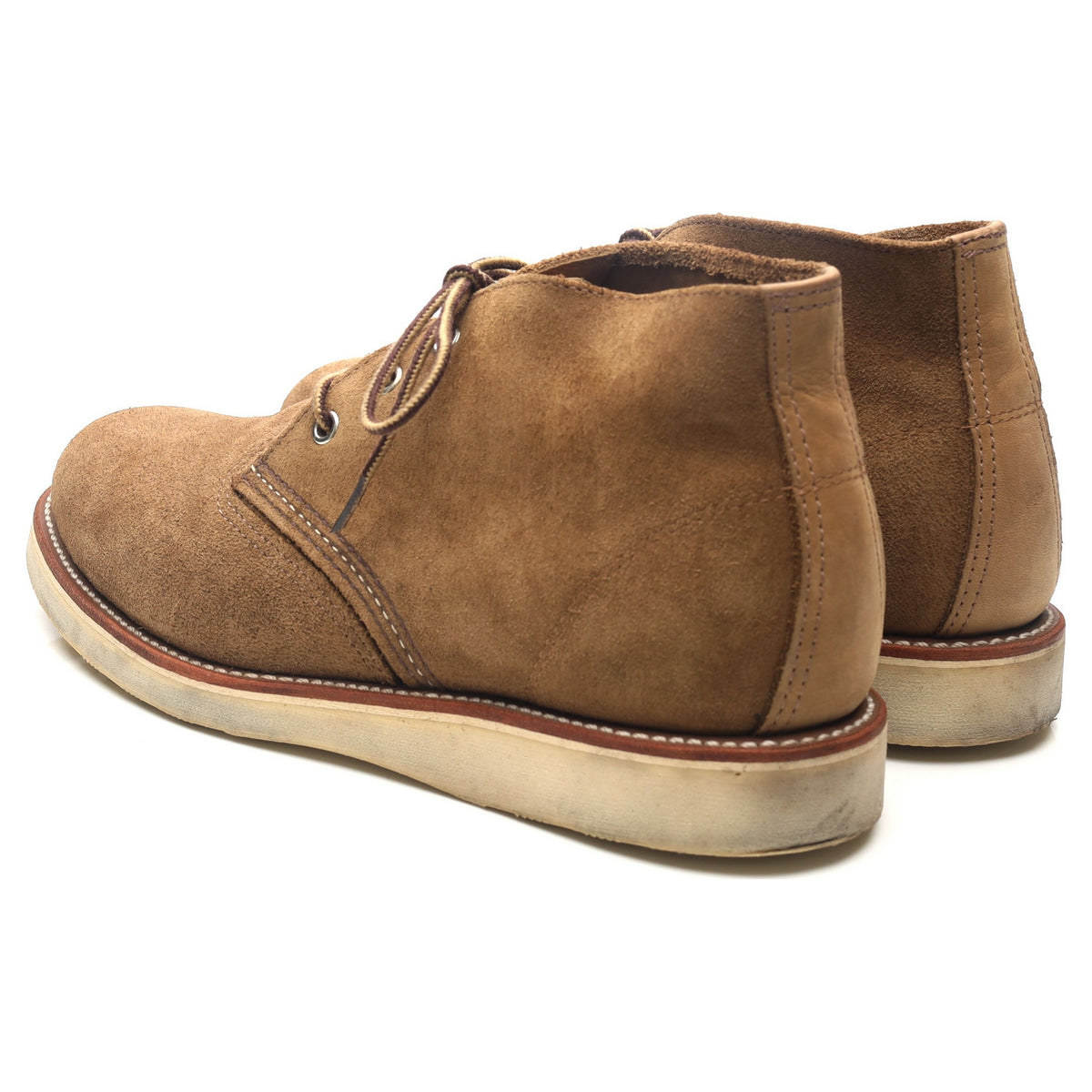 &#39;3149&#39; Olive Brown Suede Chukka Boots UK 9 US 10