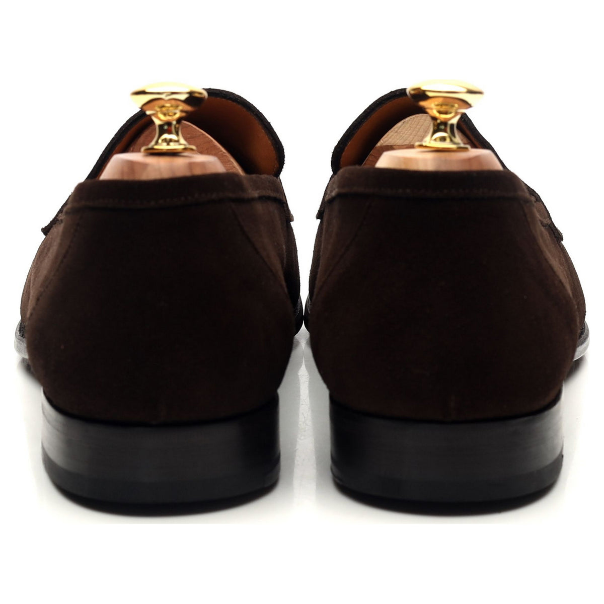 &#39;Elliot 9176&#39; Dark Brown Suede Loafers UK 11.5 E