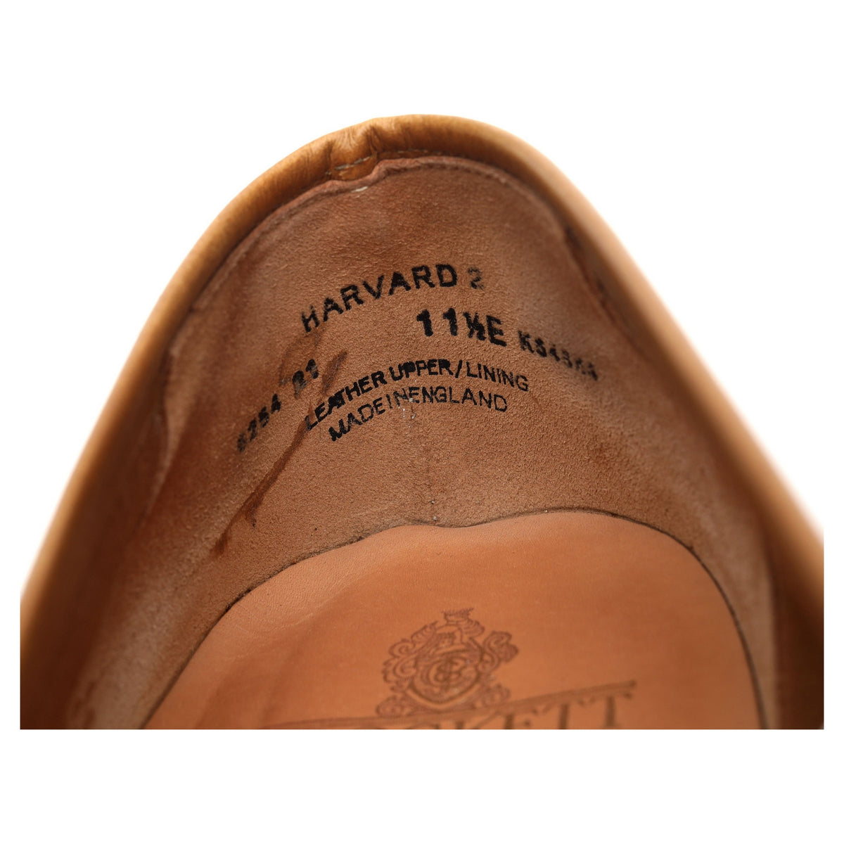 &#39;Harvard 2&#39; Tan Brown Suede Loafers UK 11.5 E