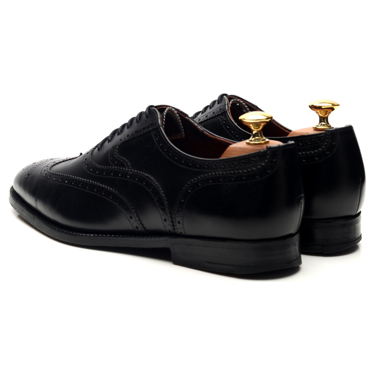 Masterclass &#39;Brunel&#39; Black Leather Oxford Brogues UK 6.5 F