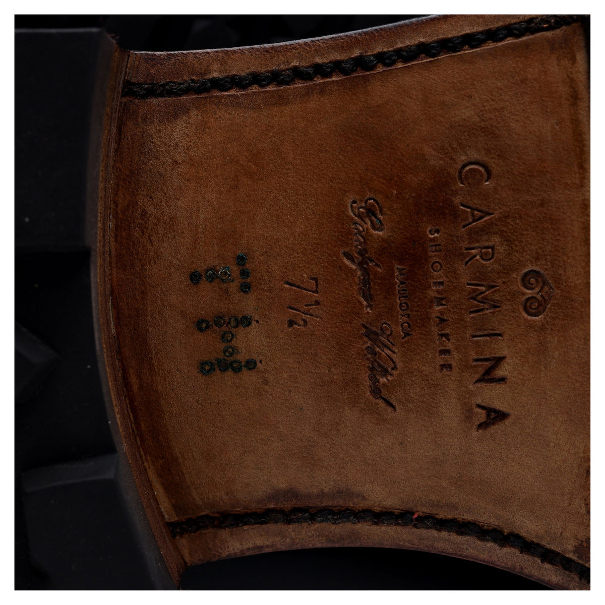 &#39;80478&#39; Burgundy Cordovan Leather Norwegian Boots UK 7.5