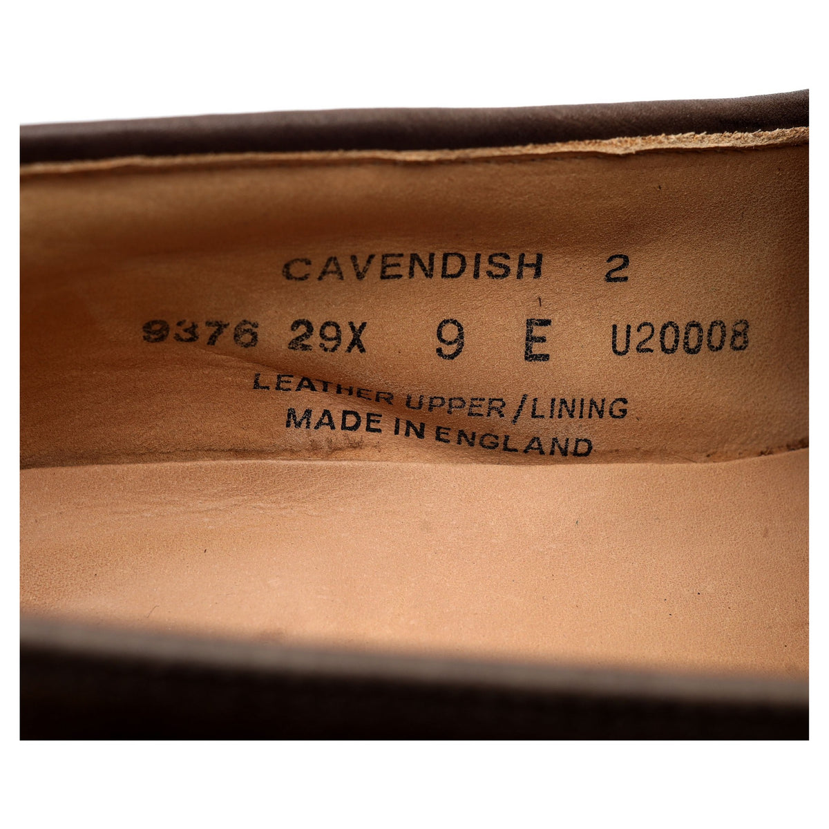 &#39;Cavendish 2&#39; Dark Brown Tassel Loafers UK 9 E