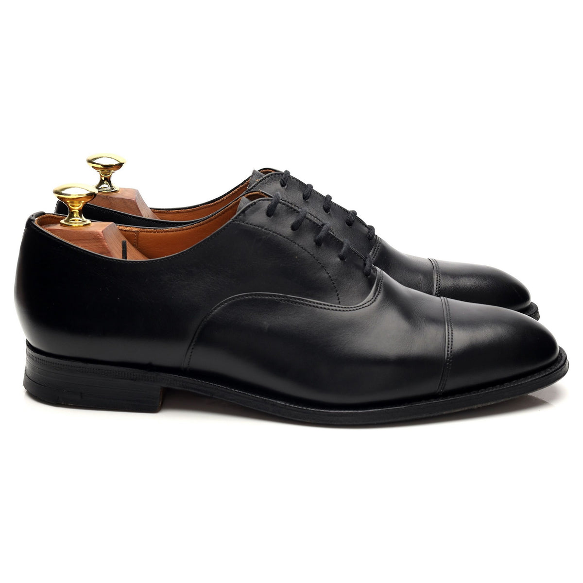 &#39;Consul IV&#39; Black Leather Oxford UK 7.5 F