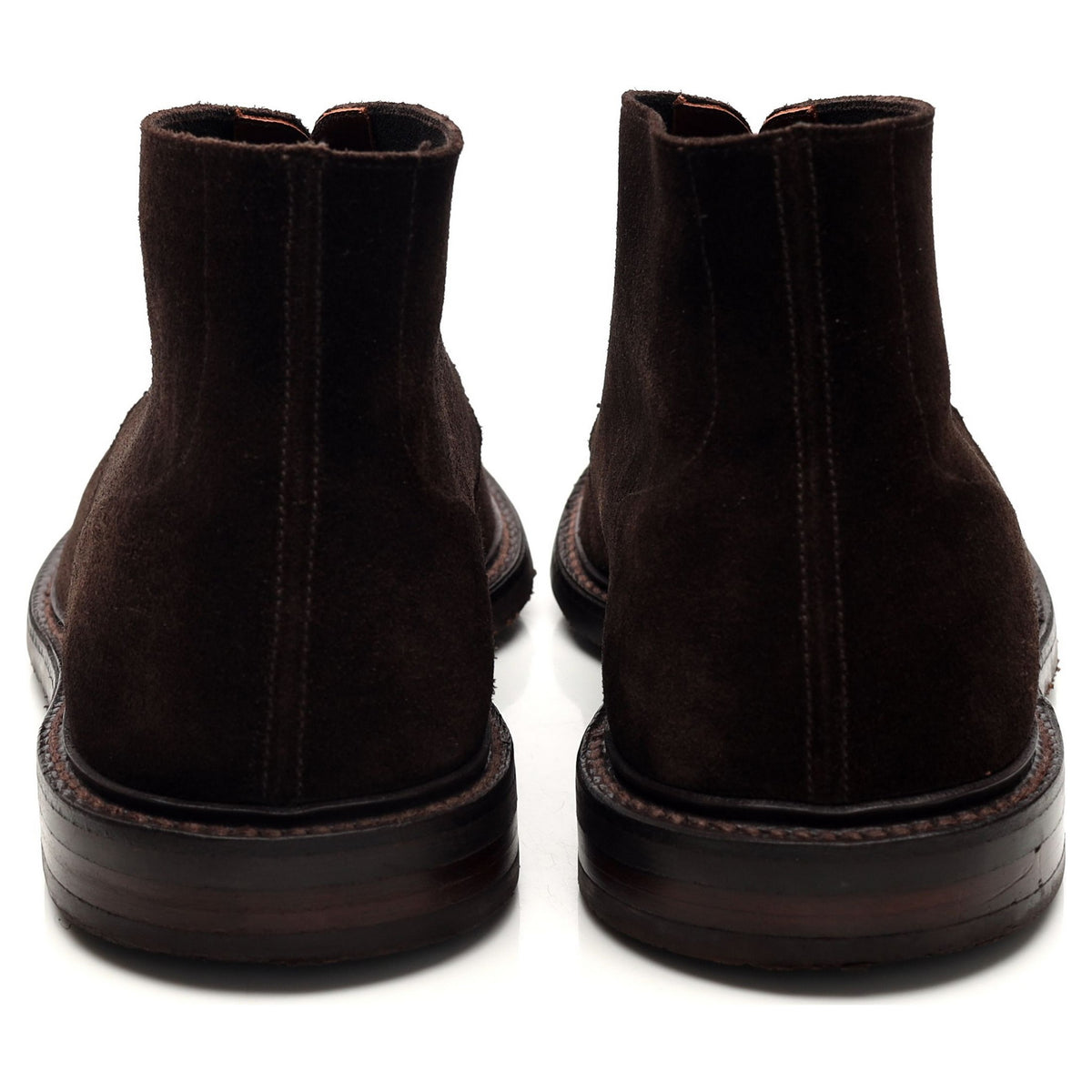 &#39;AMF005&#39; Dark Brown Suede Chukka Boots UK 10 E