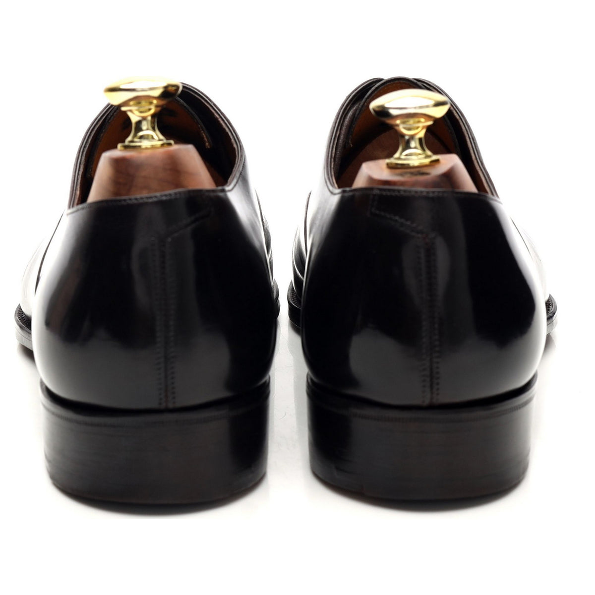 &#39;Cambridge&#39; Dark Brown Leather Oxford UK 7.5 E