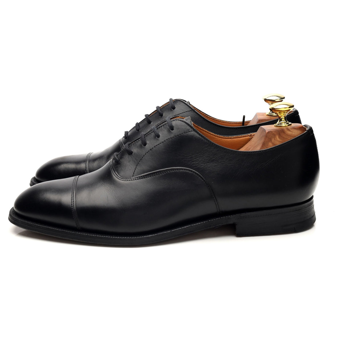 &#39;Consul IV&#39; Black Leather Oxford UK 7.5 F