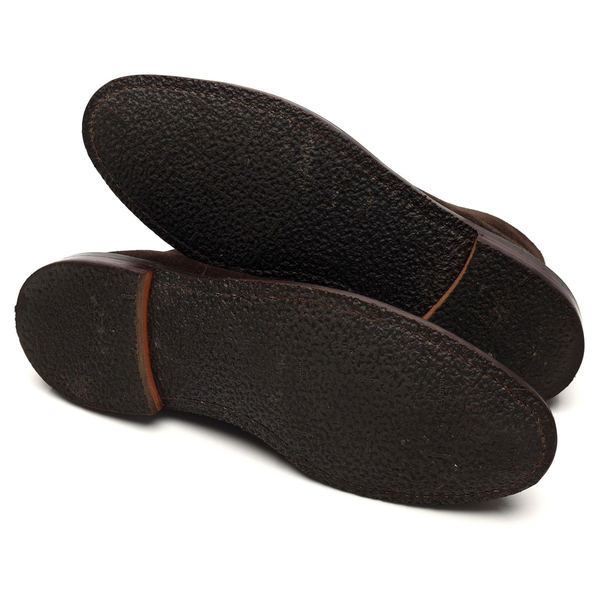 &#39;AMF005&#39; Dark Brown Suede Chukka Boots UK 10 E