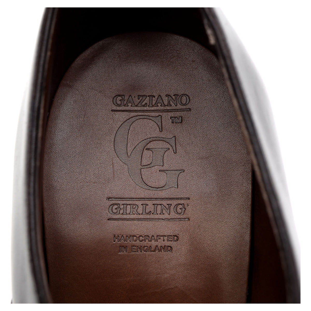 &#39;Cambridge&#39; Dark Brown Leather Oxford UK 7.5 E