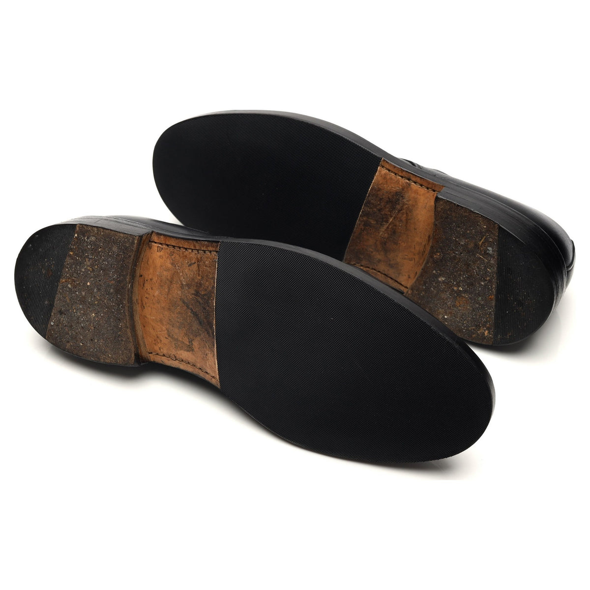 &#39;Lancaster&#39; Black Leather Derby UK 10.5