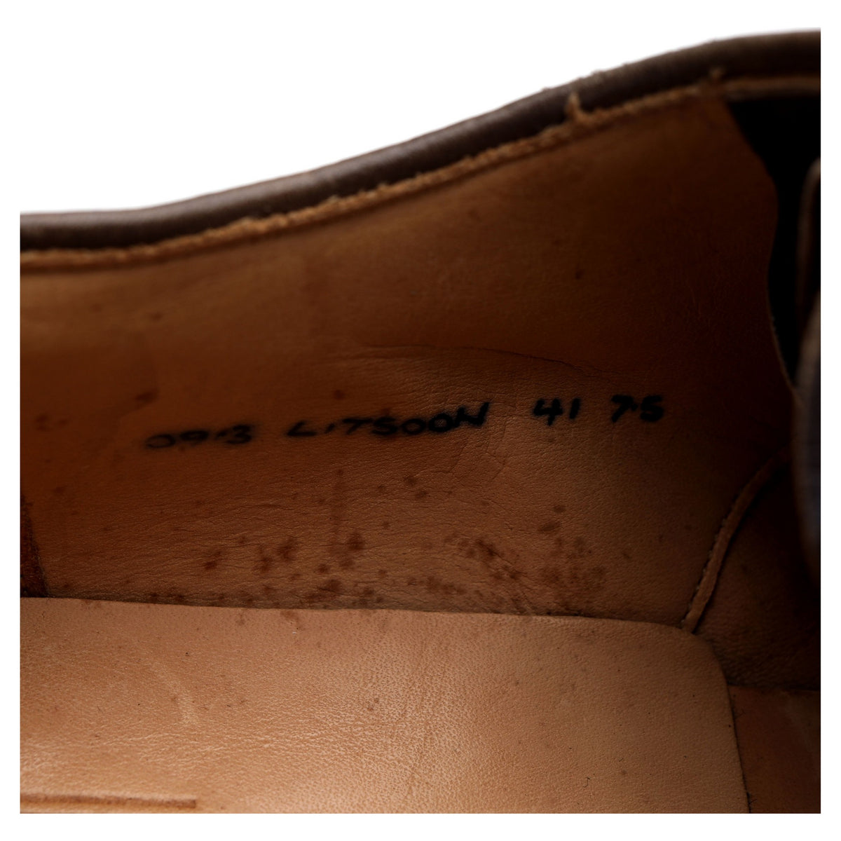 &#39;Litsoon&#39; Stone Suede Derby UK 7.5 EU 41