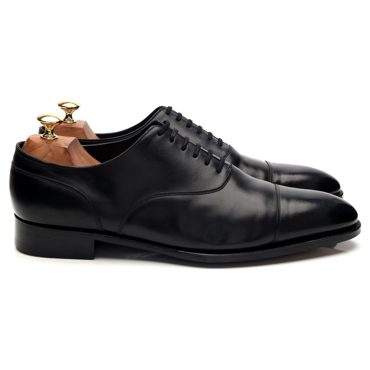 &#39;Alford&#39; Black Leather Oxford UK 10 E