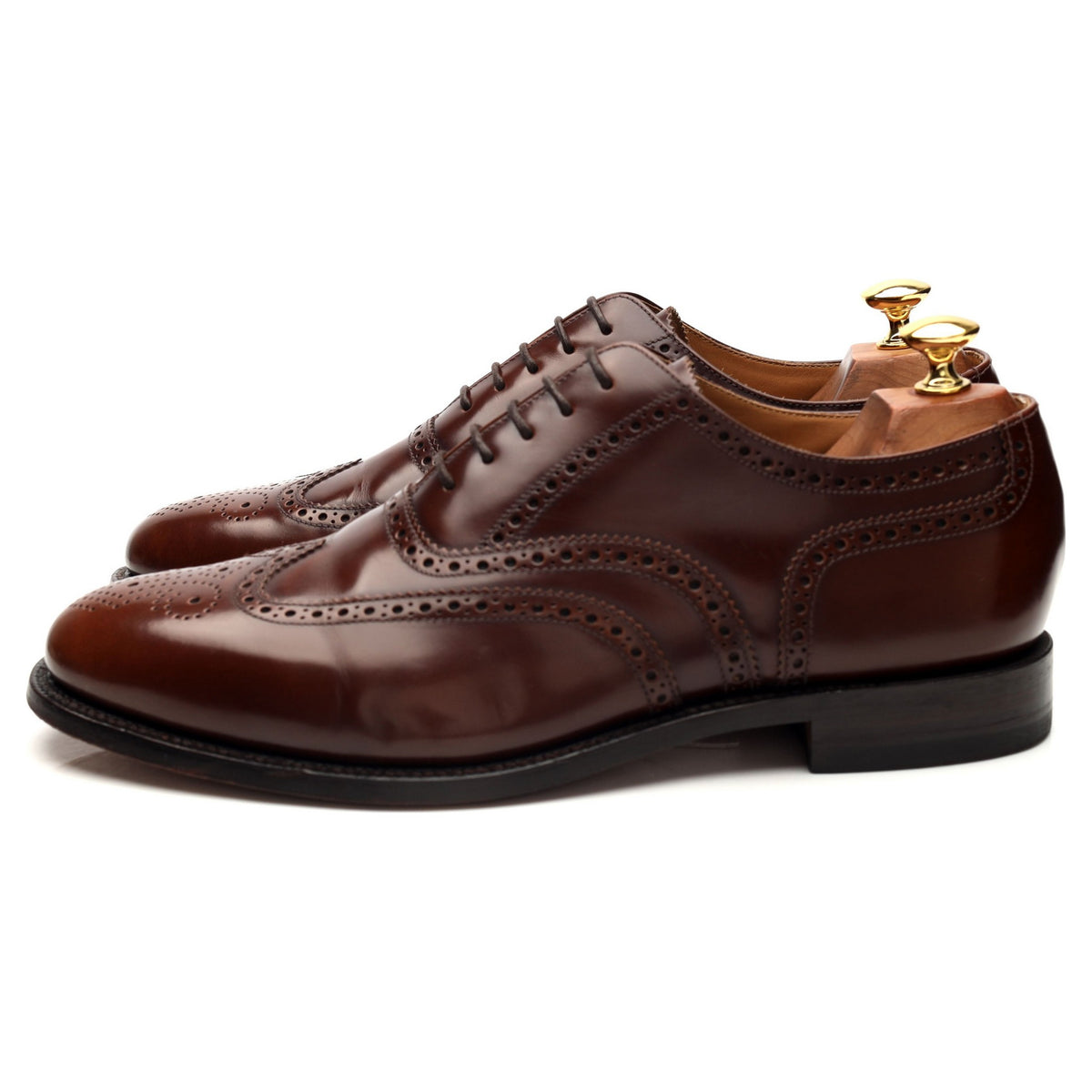 &#39;202&#39; Brown Leather Oxford Brogues UK 9 G