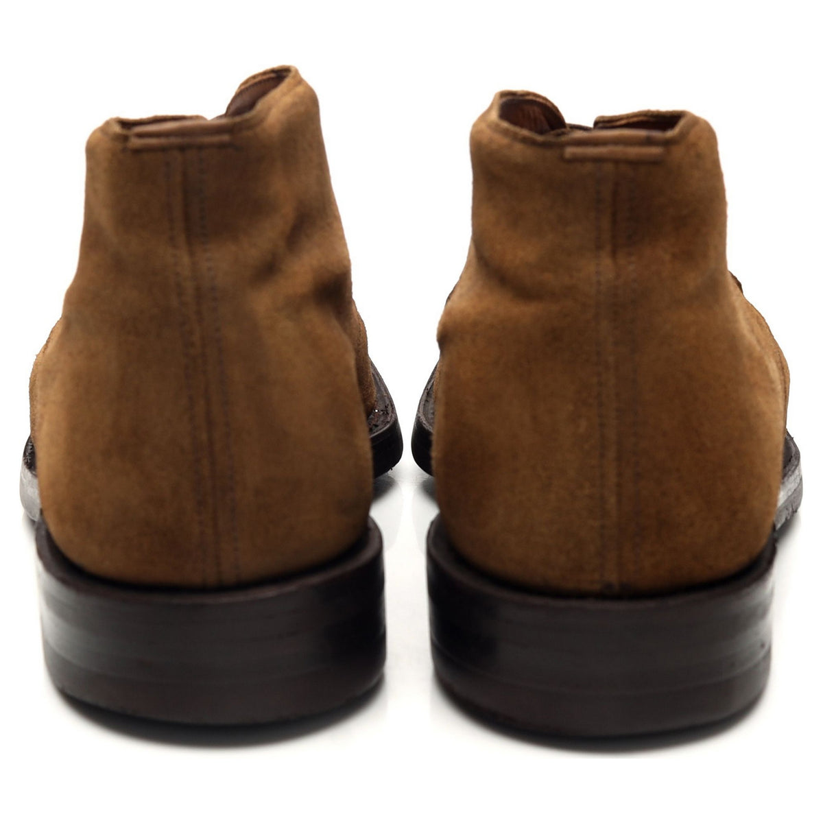 &#39;Chalfont&#39; Snuff Brown Suede Chukka Boots UK 6.5 F