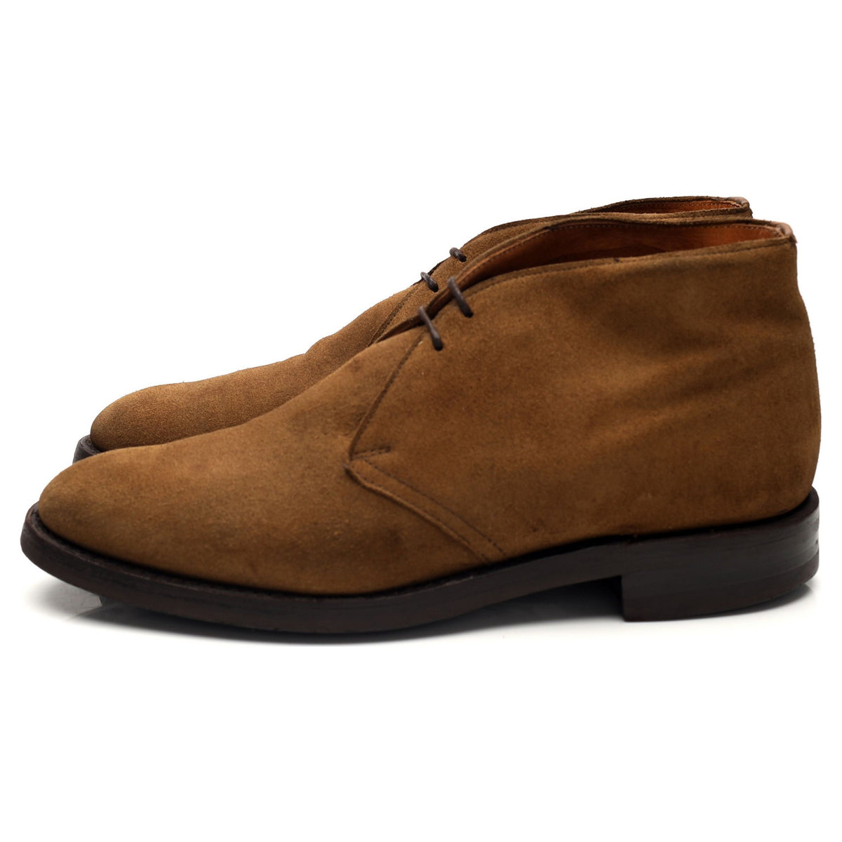 &#39;Chalfont&#39; Snuff Brown Suede Chukka Boots UK 6.5 F