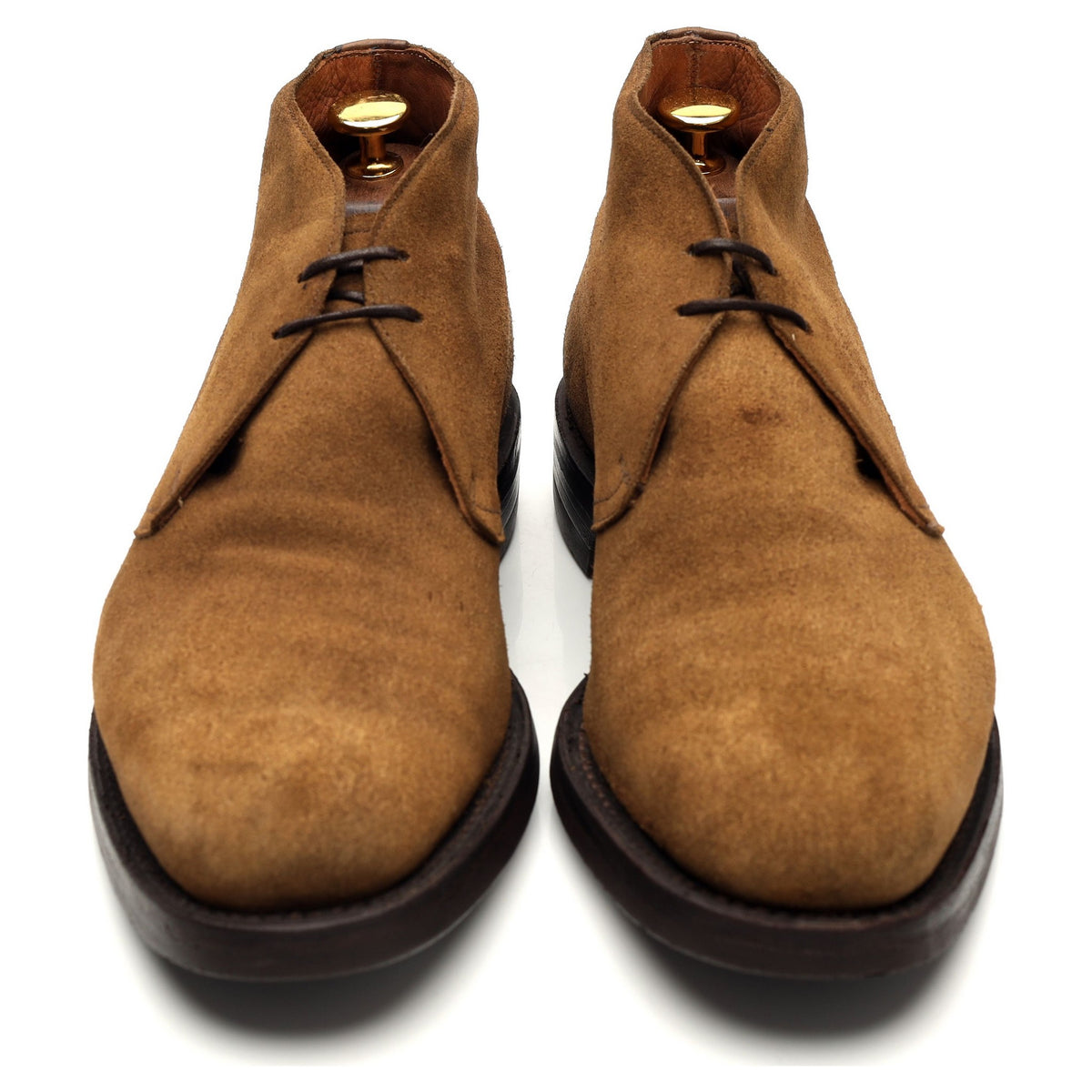 &#39;Chalfont&#39; Snuff Brown Suede Chukka Boots UK 6.5 F