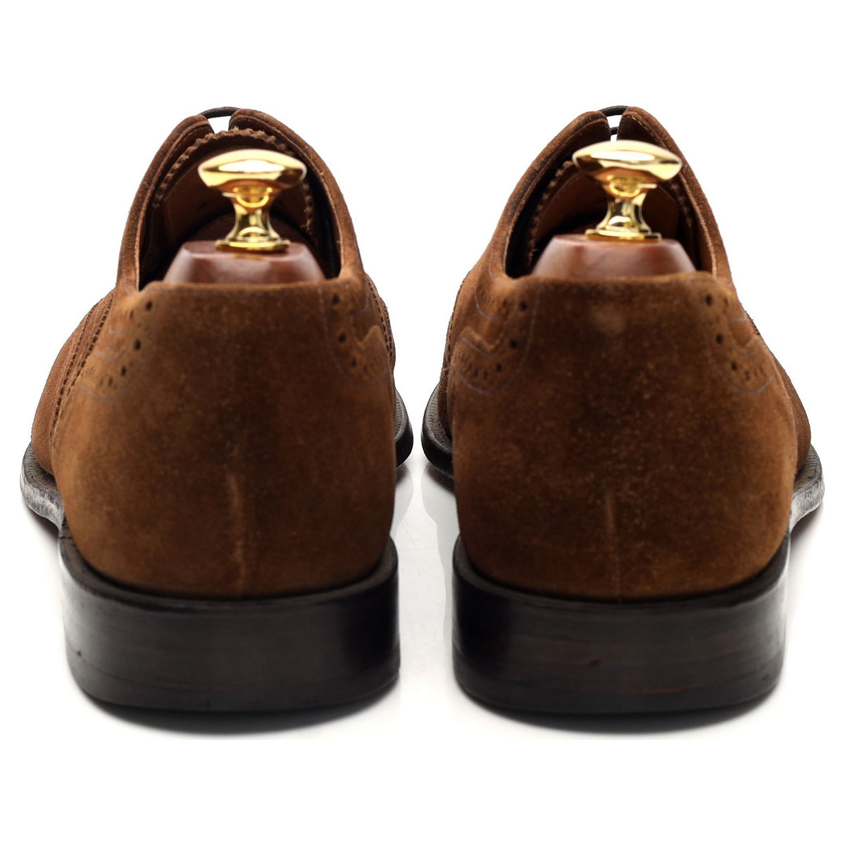 &#39;202&#39; Snuff Brown Suede Oxford Brogues UK 9 G
