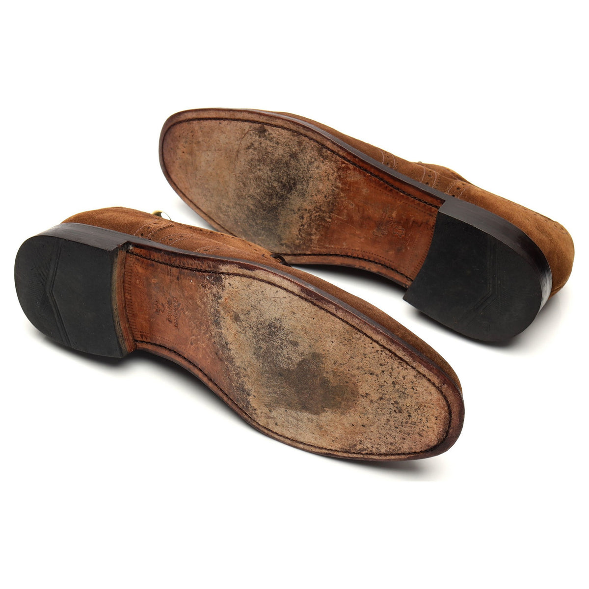 &#39;202&#39; Snuff Brown Suede Oxford Brogues UK 9 G