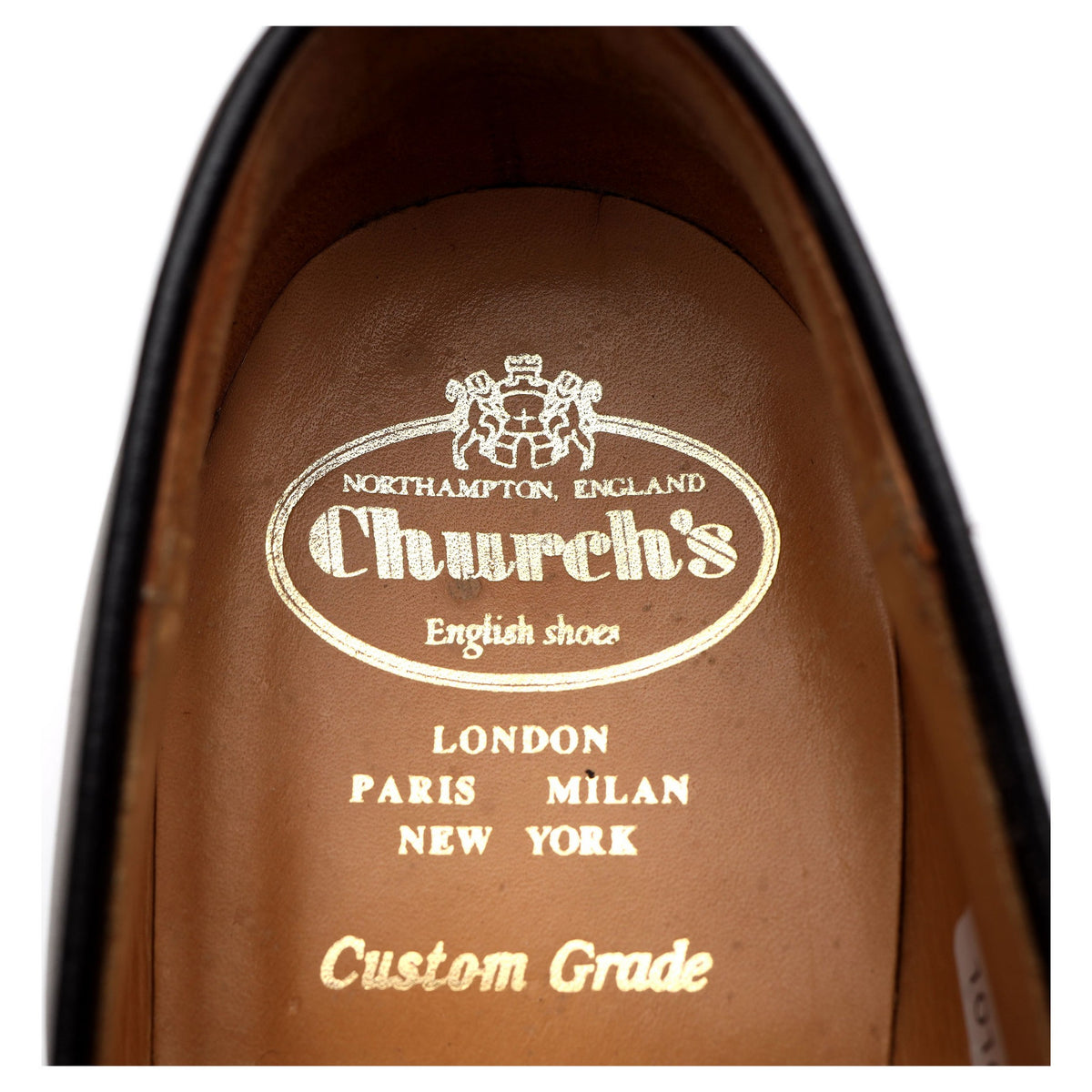 &#39;Harrow&#39; Brown Leather Tassel Loafers UK 9 F