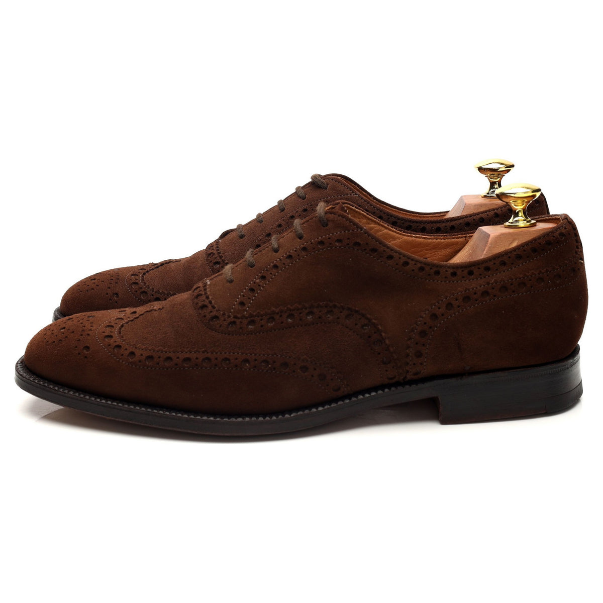 &#39;Buck&#39; Brown Suede Brogues UK 8 E