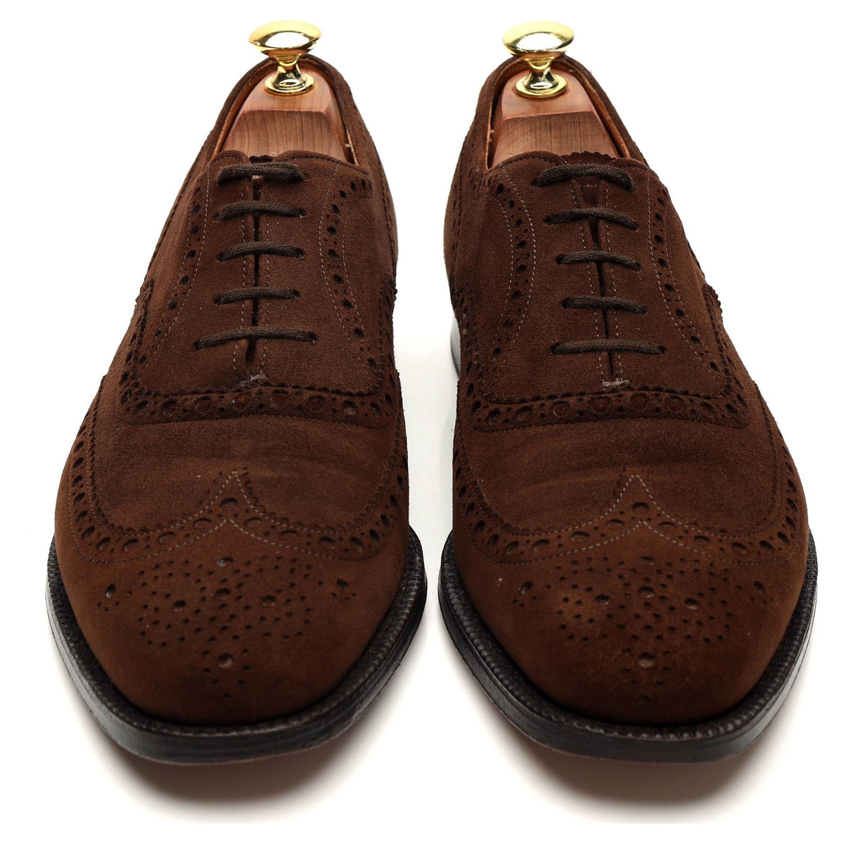 &#39;Buck&#39; Brown Suede Brogues UK 8 E