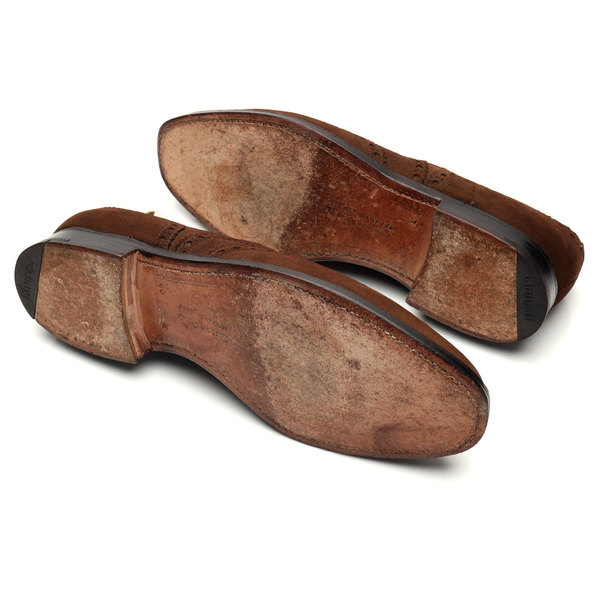 &#39;Buck&#39; Brown Suede Brogues UK 8 E