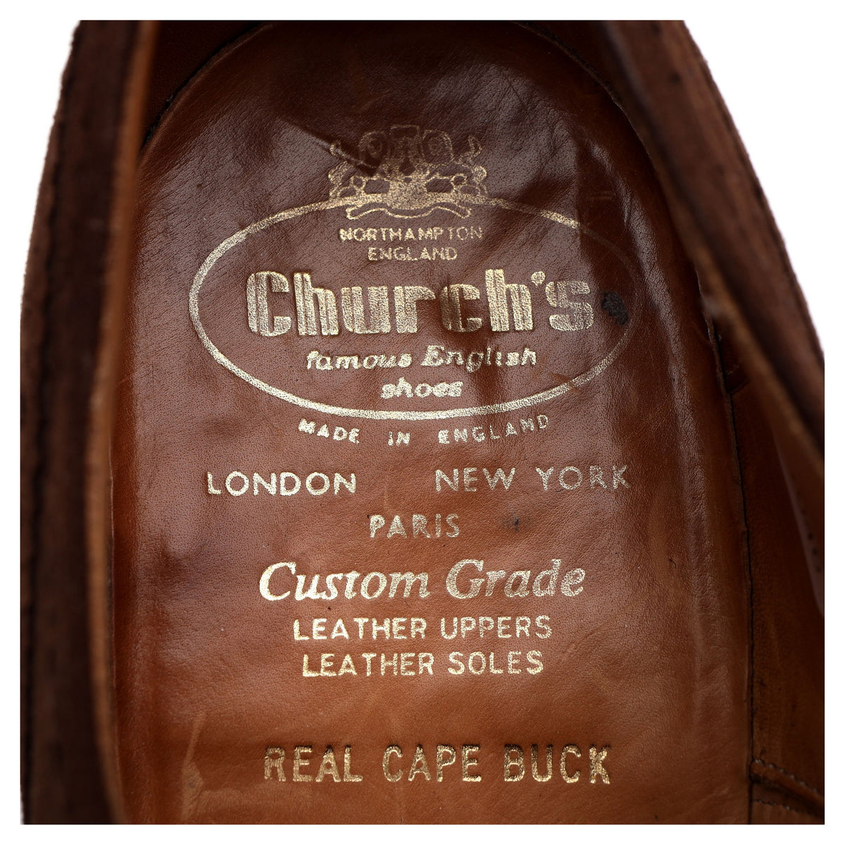 &#39;Buck&#39; Brown Suede Brogues UK 8 E